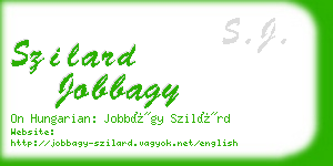 szilard jobbagy business card